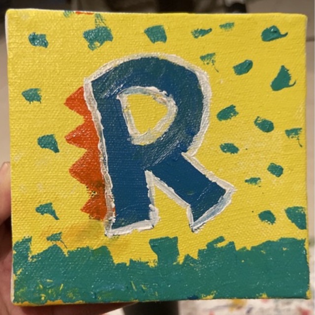 Hiasan Dinding Hasil Lukis Anak 6 Tahun