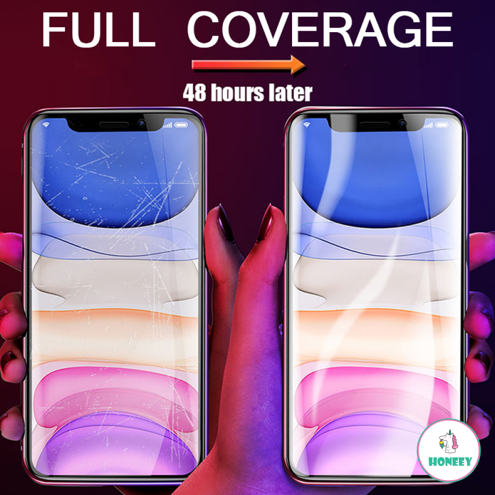 Hydrogel Film Screen Protector for IPhone 12 11 Pro X XS Max XR 6s 7 8 Plus Soft Flexible Extra Slim Protective Tempered Glass