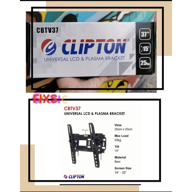 BRACKET TV CLIPTON 37 INCH