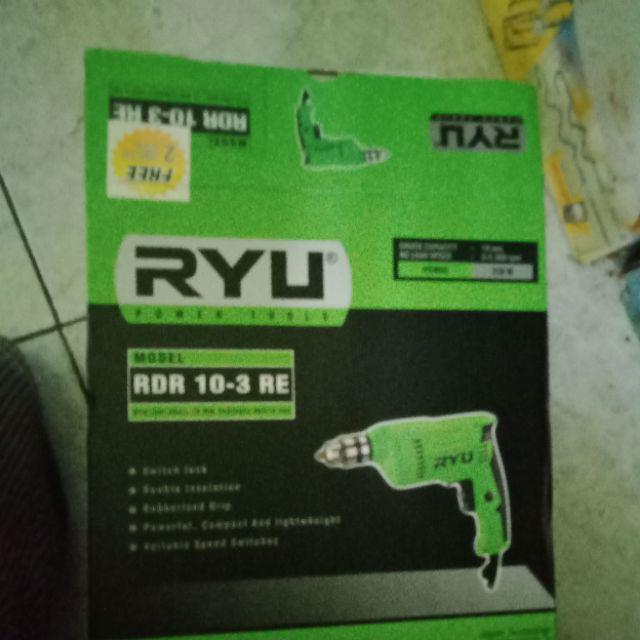 Original Mesin Bor Listrik 10 Mm Tekiro Ryu Bor Besi Kayu Alumunium