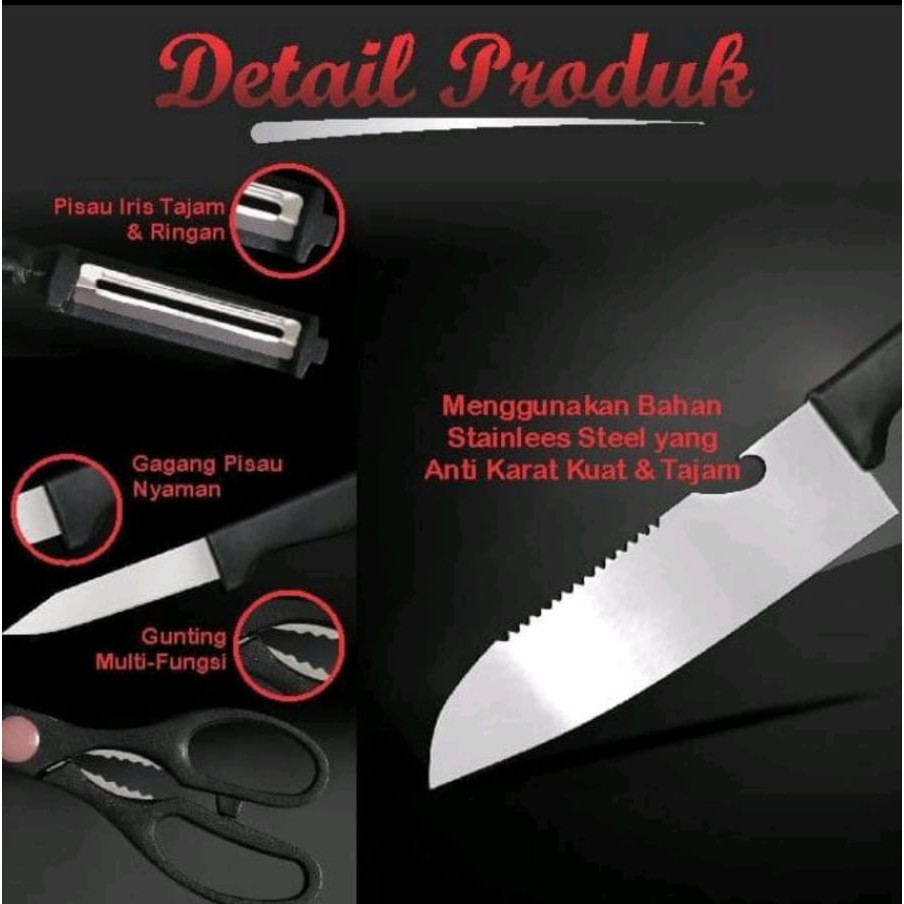 PISAU GUNTING DAPUR 4IN1