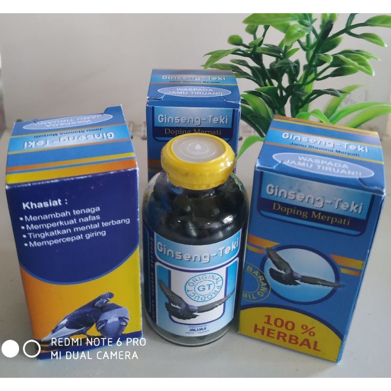 Ginseng teki merpati-gingseng teki jamu merpati 1 botol