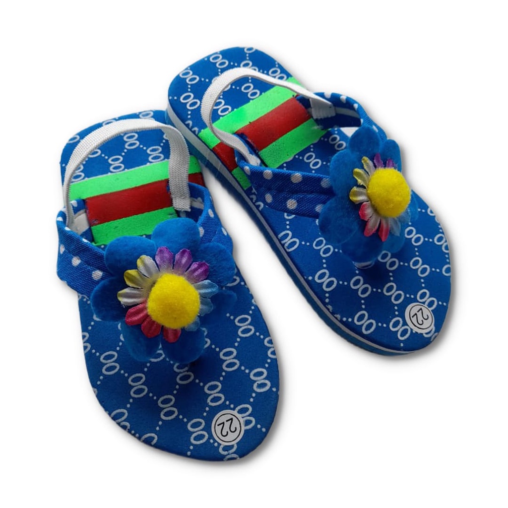 Sandal bayi motif bunga GG