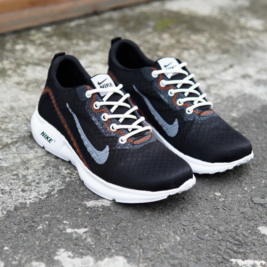 MS- Sepatu Sneakers Olahraga Pria Nike Ultra Hitam Premium Spatu Sport Cowok Jogging Running Outdoor