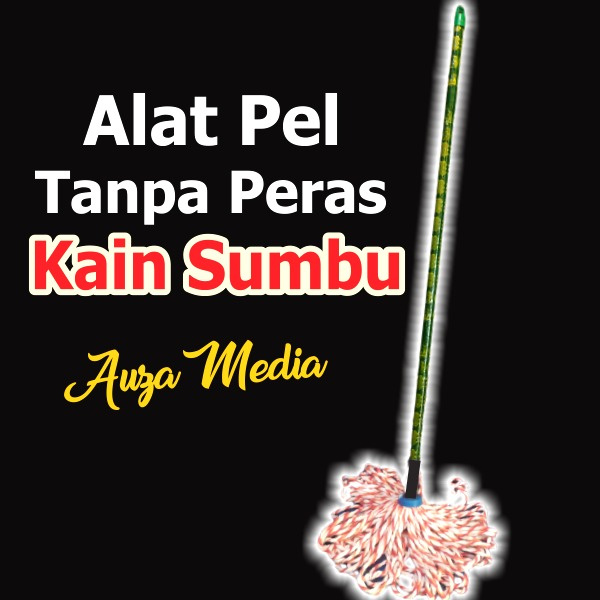 Alat Pel Lantai Praktis Tanpa Peras Tanggan Kain Sumbu / Alat Pel Lantai Awet Dan Tahan Lama