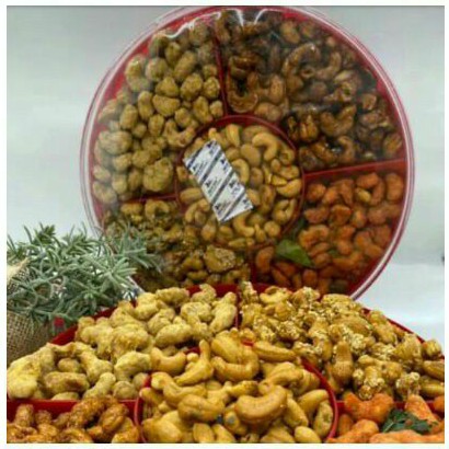 

kacang Mede renyah Mente mix 5 rasa Mete paket toples besar