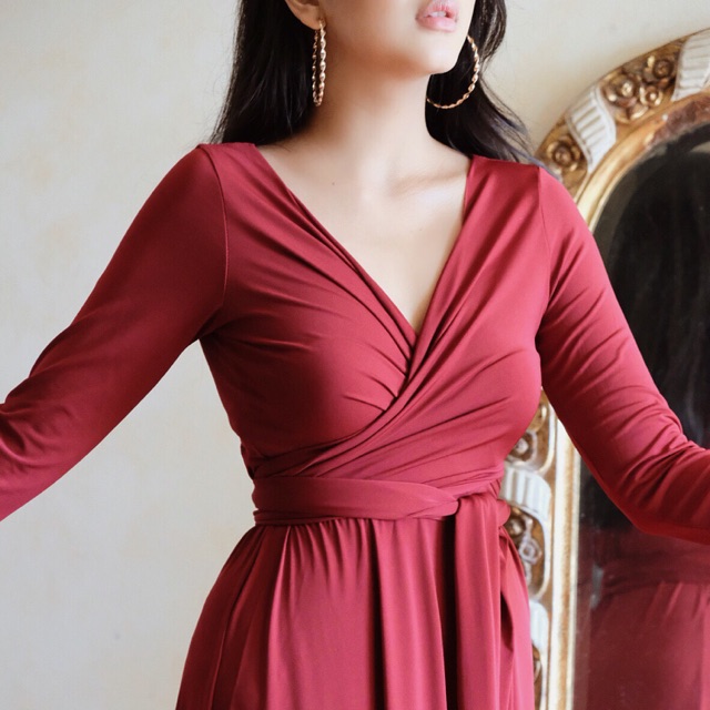 BRIDESY Long Sleeve Convertible Dress | Hijab  | Dress Pesta | Bridesmaid | Multiway | Infinity