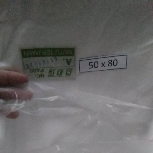 50x80cm Plastik Vaccum Bedcover | Plastic  HDPE | Plastik Loundry | Plastik Buram Kuat