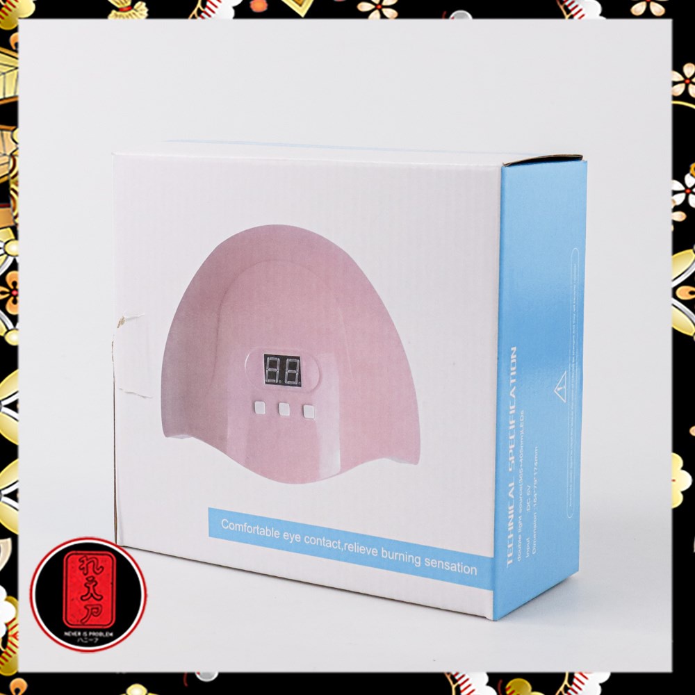 Biutte.co Pengering Kutek Kuku UV LED Nail Dryer 54 W - SUNX3 - Pink