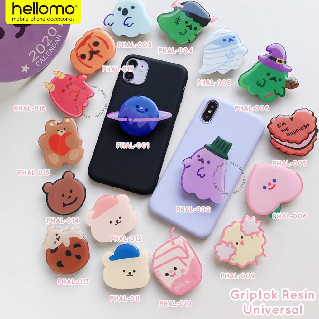 Griptok Resin Korea Phone Holder Universal Korean Pop Grip Tok Socket