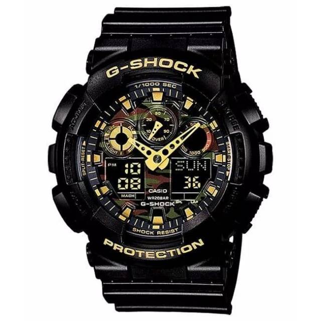Casio G-Shock Watch GA-100CF-1A9DR jam tangan arloji analog analogue digital gshock
