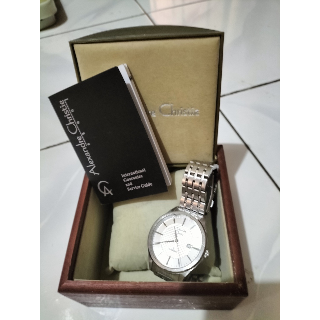 Jam Tangan Alba Pria Silver