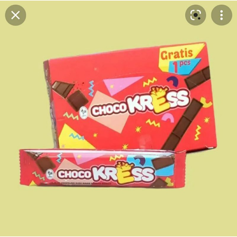 

choco kress 10 gr ( 1 pack isi 12 bonus 1)