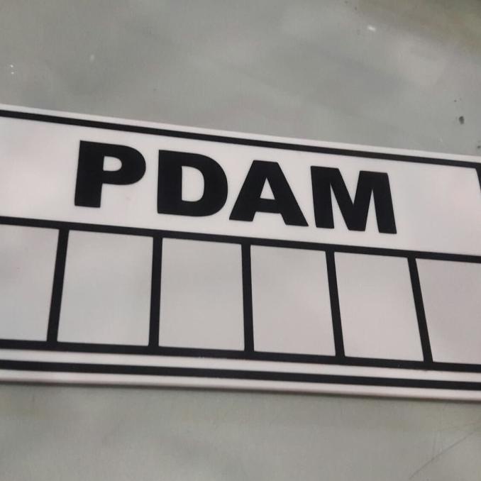 

Ready Stock] Papan Angka Pdam Pln Acrylic