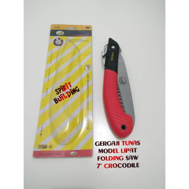 GERGAJI LIPAT / GERGAJI TUNAS LIPAT / FOLDING SAW 7" CROCODILE