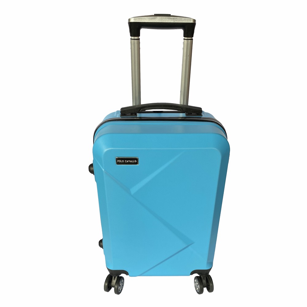 Gratis Ongkir! Koper Fiber POLO MILANO TC05 Koper Kabin 20inch Koper Baju Travelling - Sky Blue