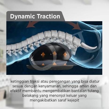 Lumbar Traction Device Bantal Sakit Pinggang Terapi Saraf Kejepit /