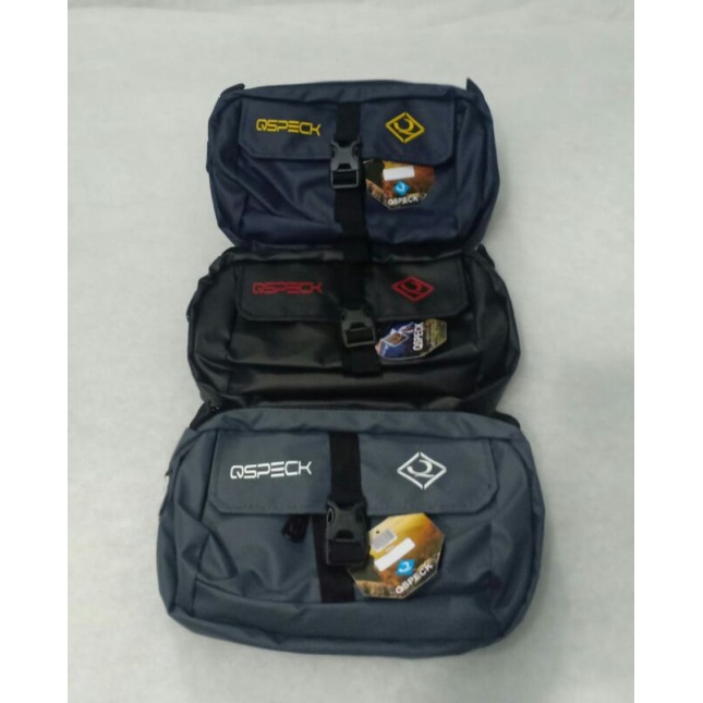 TAS TANGAN PRIA ORIGINAL ANTI AIR TERMURAH - QSPECK 2 IN 1