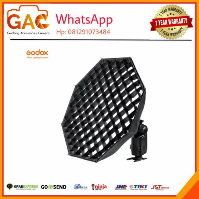 Godox AD-S7 48cm Umbrella Soft Box Octa Honeycomb Beauty Dish