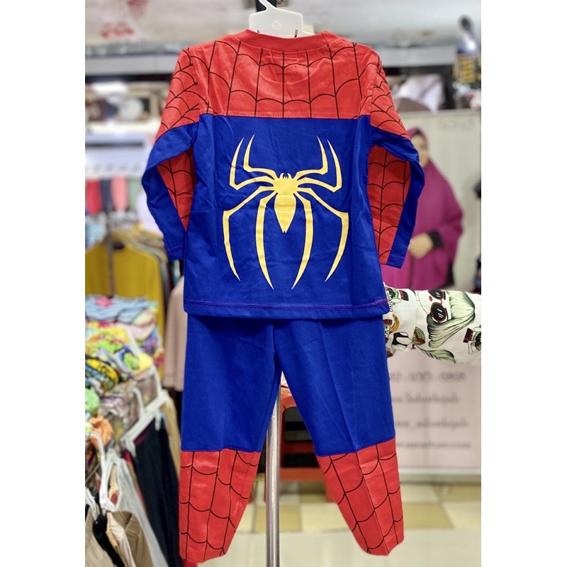 Baju Topeng | Baju Kostum+Topeng anak laki-laki merk AZADA SPIDERMAN