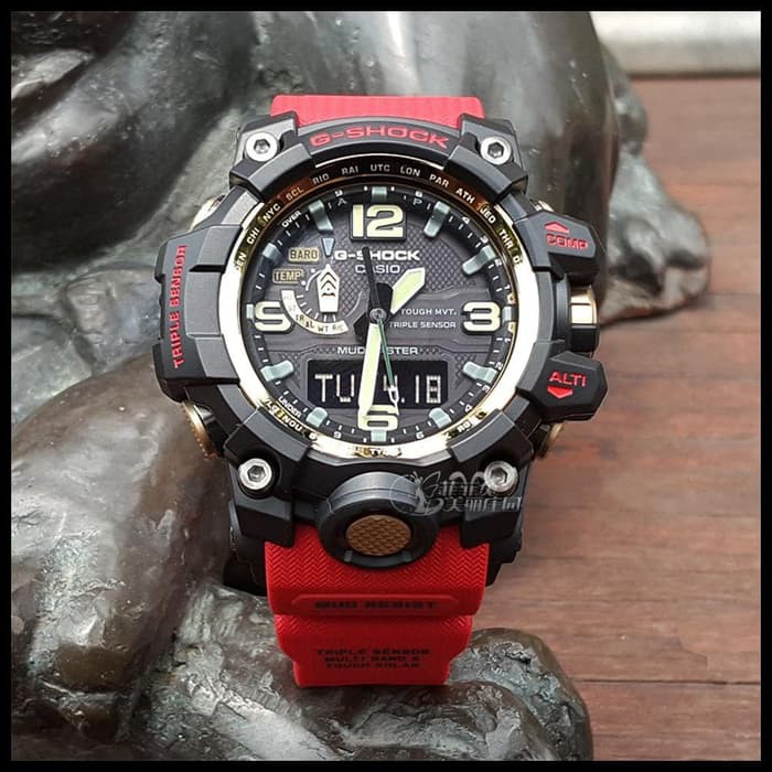 Jam Tangan Pria Casio G-Shock GWG-1000 GB Mudmaster Red Gold Ori BM