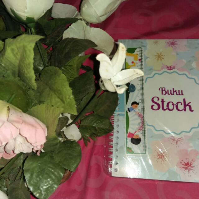 

Buku stock untuk perlengkapan ol shop
