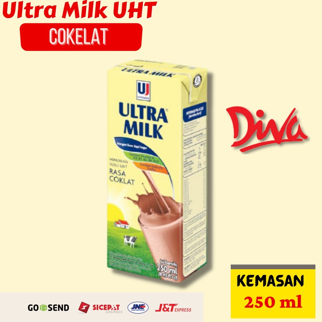 

[250ml] Ultra Milk UHT Cokelat / Susu UHT