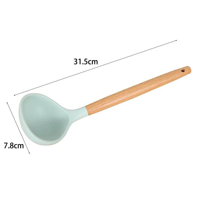 silicone soup ladle colorful varian / sendok masak sayur sop spatula sutil