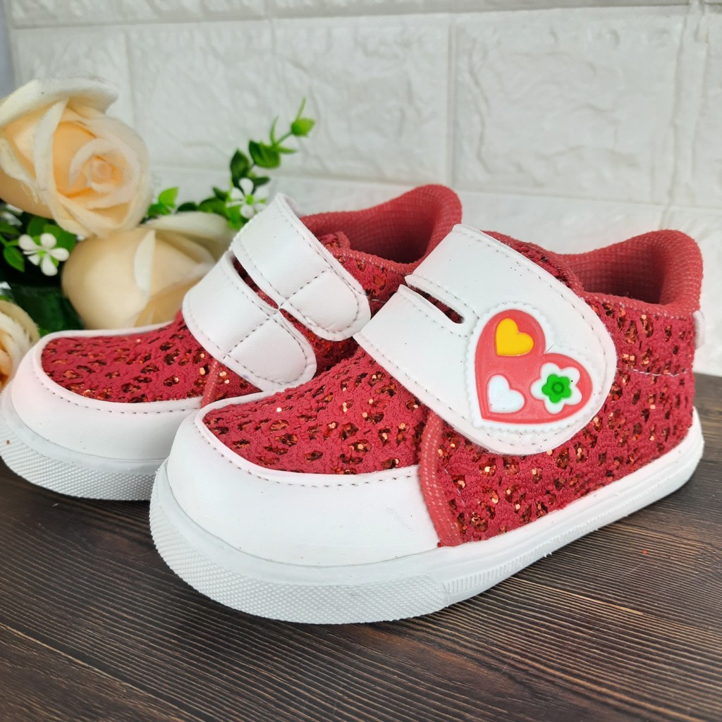 [TAMAN SEPATUKU] SEPATU TRENDY MURAH LUCU ANAK PEREMPUAN BAHAN BROKAT UNTUK 1-6 TAHUN CAX06