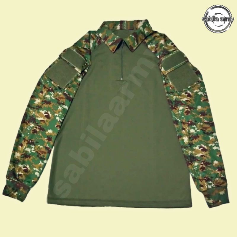 [Sabila Army] Kaos BDU Dryfit kaos tactical bdu jersey dryfit kombinasi loreng kostrad/linud