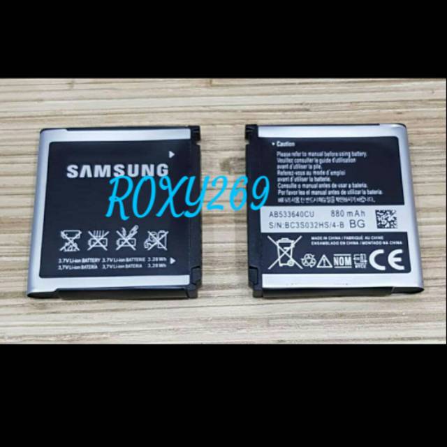 Batre Baterai Batrei Batrai Samsung G400 F330 S3600 C3310 C3110 S5520 F669 G600 G608 F260 G500 S6888
