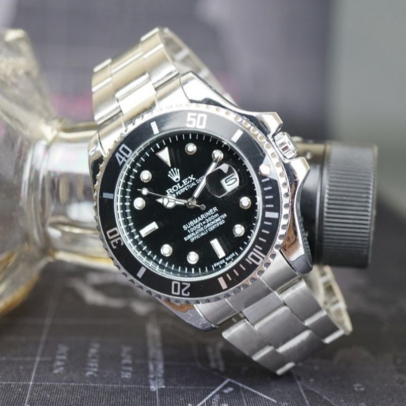 FLASH SALE!!! STAINLISS HALUS JAM MEWAH JAM ROLEX SUBMARINER WARNA FAVORIT PRIA KESUKAAN