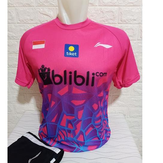 Promo 7JM8K STELAN baju badminton L150 BLIBLI / atasan dan celan badminton dewasa 95 Sale
