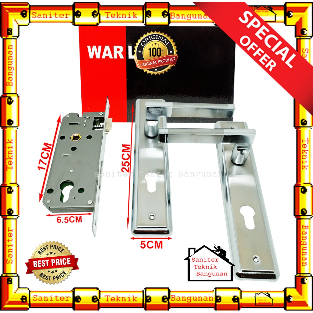 KUNCI PINTU BESAR WARLOCK CX9-HANDLE PINTU-PEGANGAN PINTU-HANDLE DOOR