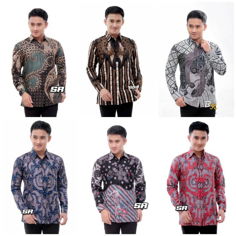 Kemeja batik lengan panjang super premium termurah dan terbaru kemeja batik modern/trend masa kini