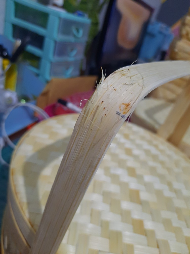 Rantang Bambu Susun 1 Diameter 25 Cm