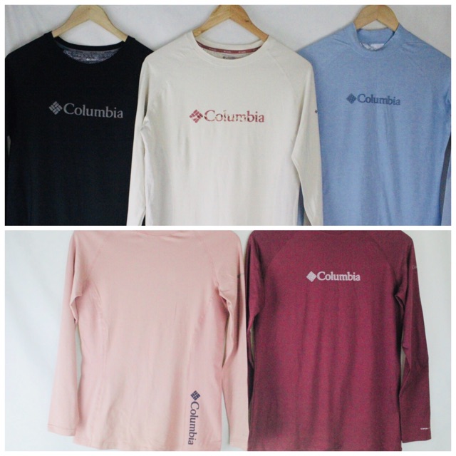 Baju Pakaian Sepeda Base Layer Omni Heat Columbia Original Olahraga naik Gunung anti dingin