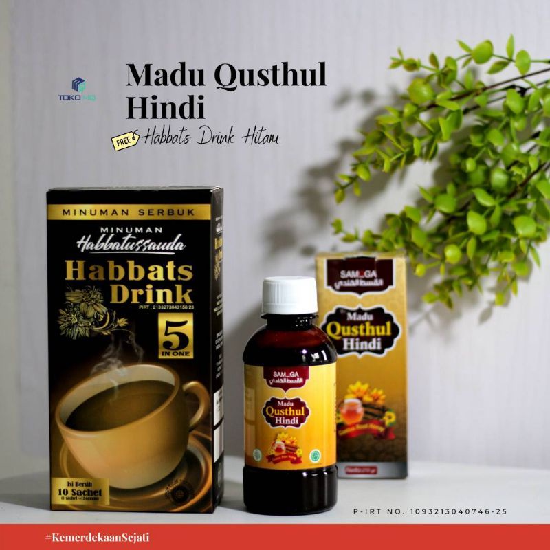 

Madu Qusthul Hindi 600gr Freee Kopi Habbats Drink Hitam