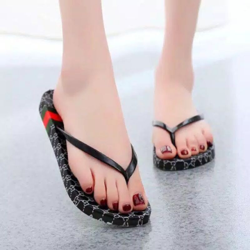 Sandal Slipper GG - Sandal wanita Bayar Ditempat ✓