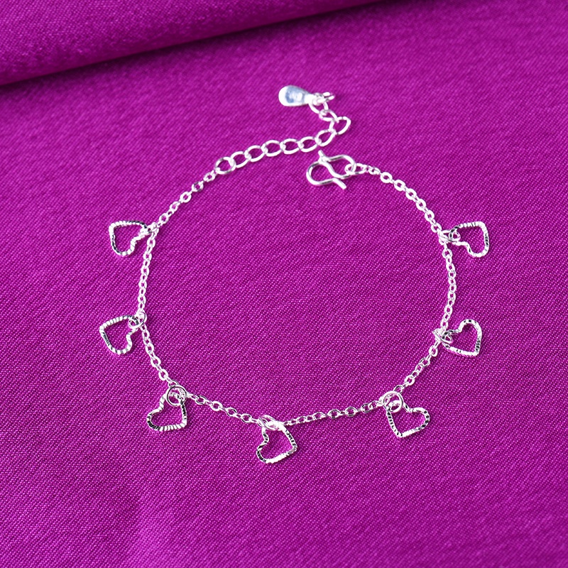 Gelang Rantai Bahan 925 Silver Untuk Wanita - PD