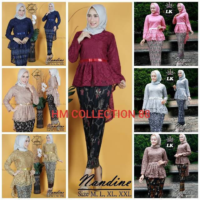 SETELAN KEBAYA AURORA / KEBAYA REMAJA / KEBAYA PESTA