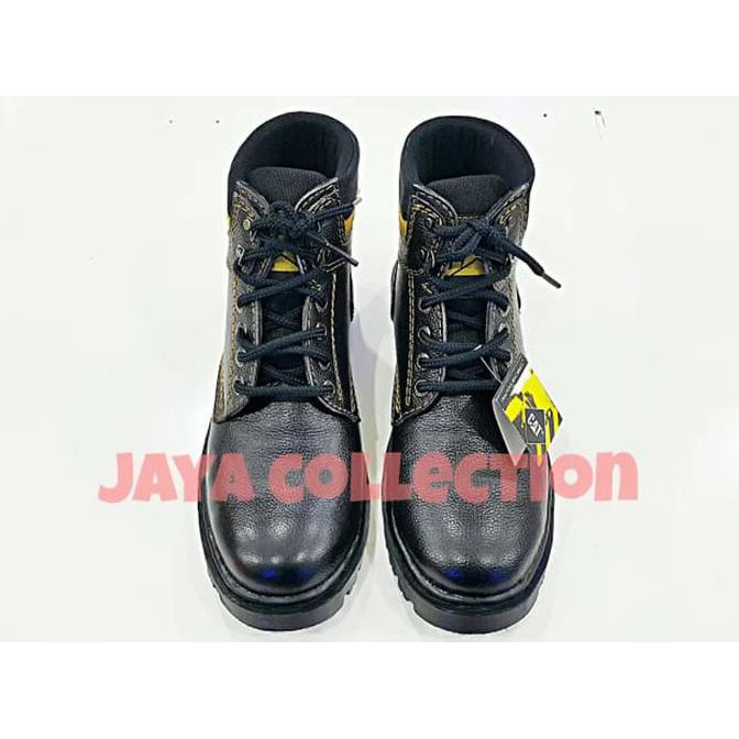 Sepatu Safety Pria Kulit Sapi Asli Caterpillar 2011 Hitam Produc Terbaru
