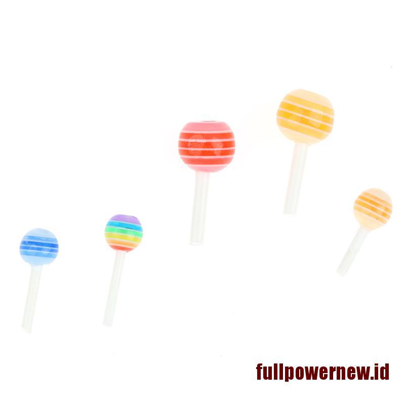 【COD】30pcs Mix Colors Cute Lollipop Candy Mini Nail Art Decorations 3D DIY Nail Charm