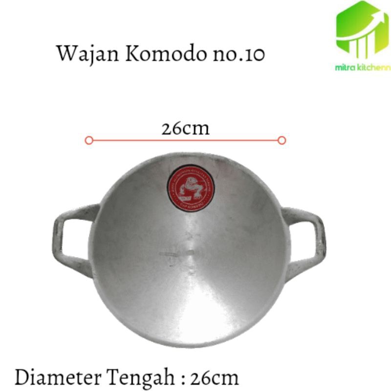 Wajan Komodo Wajan Penggorengan Alumunium Katel Komodo