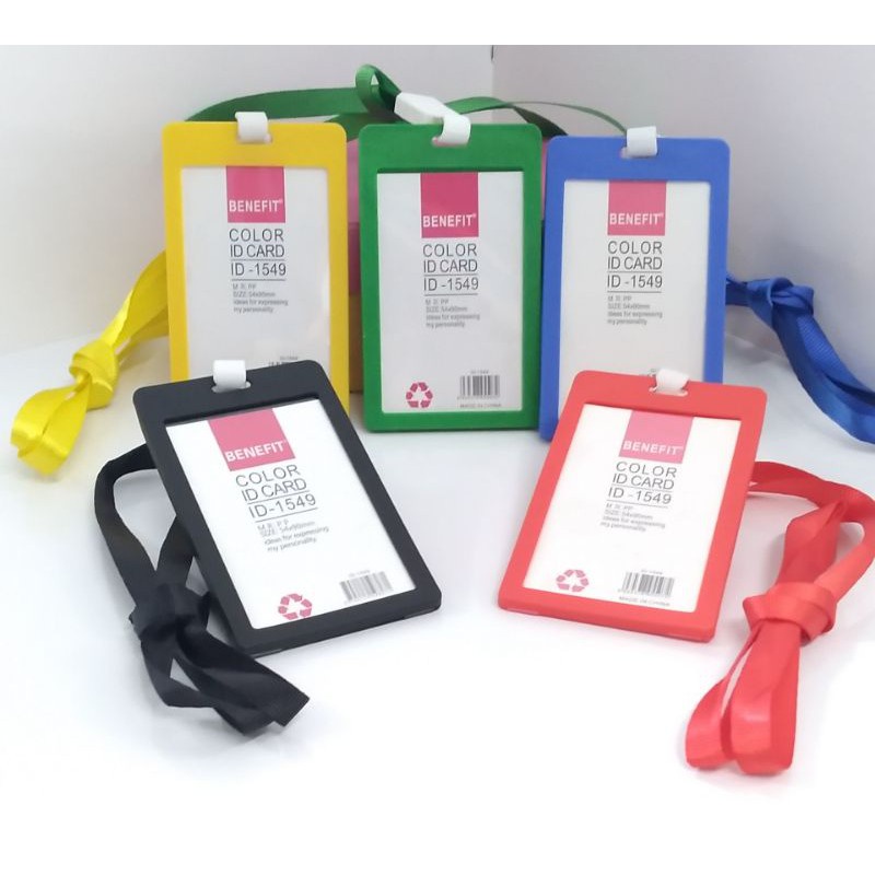 

ID Card Holder Name Tag set dengan tali Potret