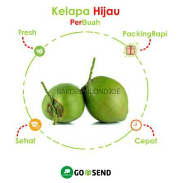 

KELAPA HIJAU / DEGAN UNTUK OBAT / GREEN COCONUT / FRESH FRUIT / FRUIT / BUAH BUAHAN SEGAR ONLINE