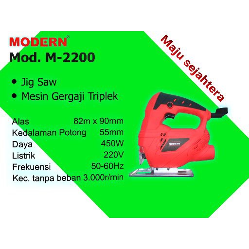 Modern m-2200 new Mesin jigsaw mesin gergaji potong kayu mesin gergaji triplek papan