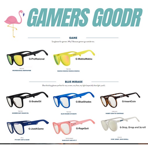 Kacamata GOODR GAME Running Sunglasses Polarized All Color Anti Blue Light