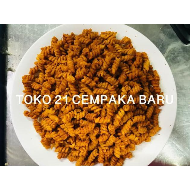 

Makaroni Spiral Goreng PEDAS 1 KG | Macaroni Spiral 1KG 1000gr 1000 gr TERPERCAYA Kode 1303