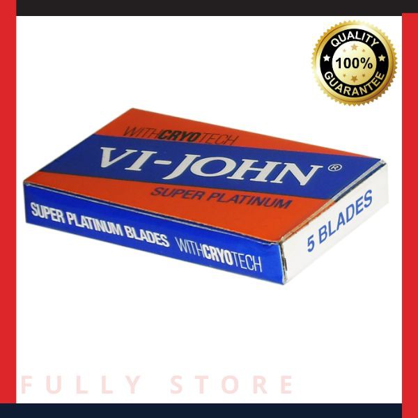 Terlaris Vi John Super Platinum Coated Blades Keren